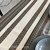 Скатертина лляна "Український орнамент", Етно №2, люкс якість (Під замовлення або стандартний розмір), фото 6