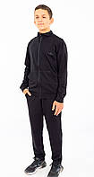 Чоловічий спортивний костюм Adidas (двухнитка) чорний