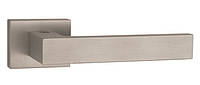 Ручка дверная на розетке Tupai SQUARE 2275RT никель матовый (Португалия)