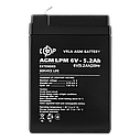 Акумулятор AGM LPM 6V - 5.2 Ah, фото 3
