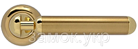 Дверная ручка с накладкой WC MARIANI SELENIA латунь комбинированная