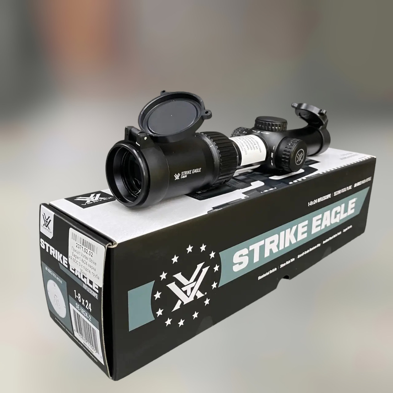 Оптичний приціл Vortex Strike Eagle 1-8x24 сітка AR-BDC3 c підсвічуванням, труба 30 мм
