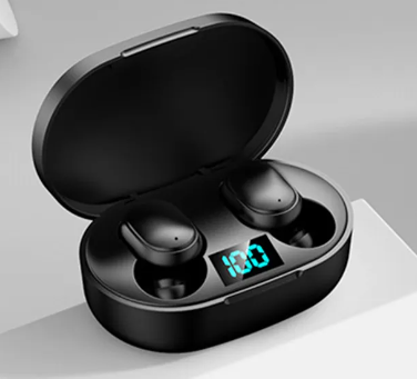Бездротові навушники TWS AIRDOTS E6S блютуз вакуумні з мікрофоном Bluetooth 5,0 чорний