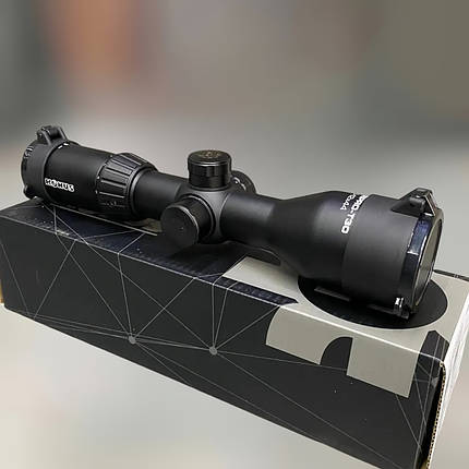 Оптичний приціл KONUS Konuspro T-30 3-12x44, сітка Ballistic 550, червоне та синє підсвічування, фото 1