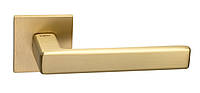 Ручка дверная тонкая розетка Tupai 3095Q 5S матовое золото (Португалия)