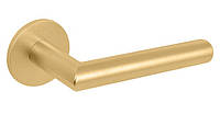 Ручка дверна тонка розетка Tupai 4002R 5S матове золото (Португалія)