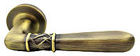 Ручка дверная ORO&ORO LYNX 039-16E матовая античная бронза (Италия)