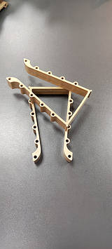 Фурнітура для пошиття підсумка під магазин АК колір Тан гнучка пластикова вставка