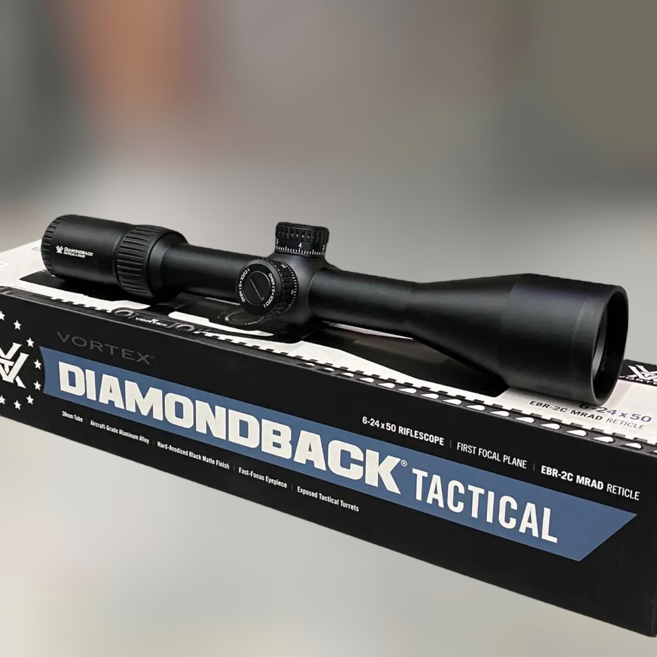 Оптичний приціл Vortex Diamondback 6-24x50 FFP, сітка EBR-2C (MRAD), труба 30 мм