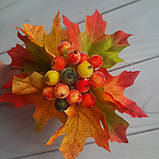 Браслет з осіннім листям та ягодами, фото 4