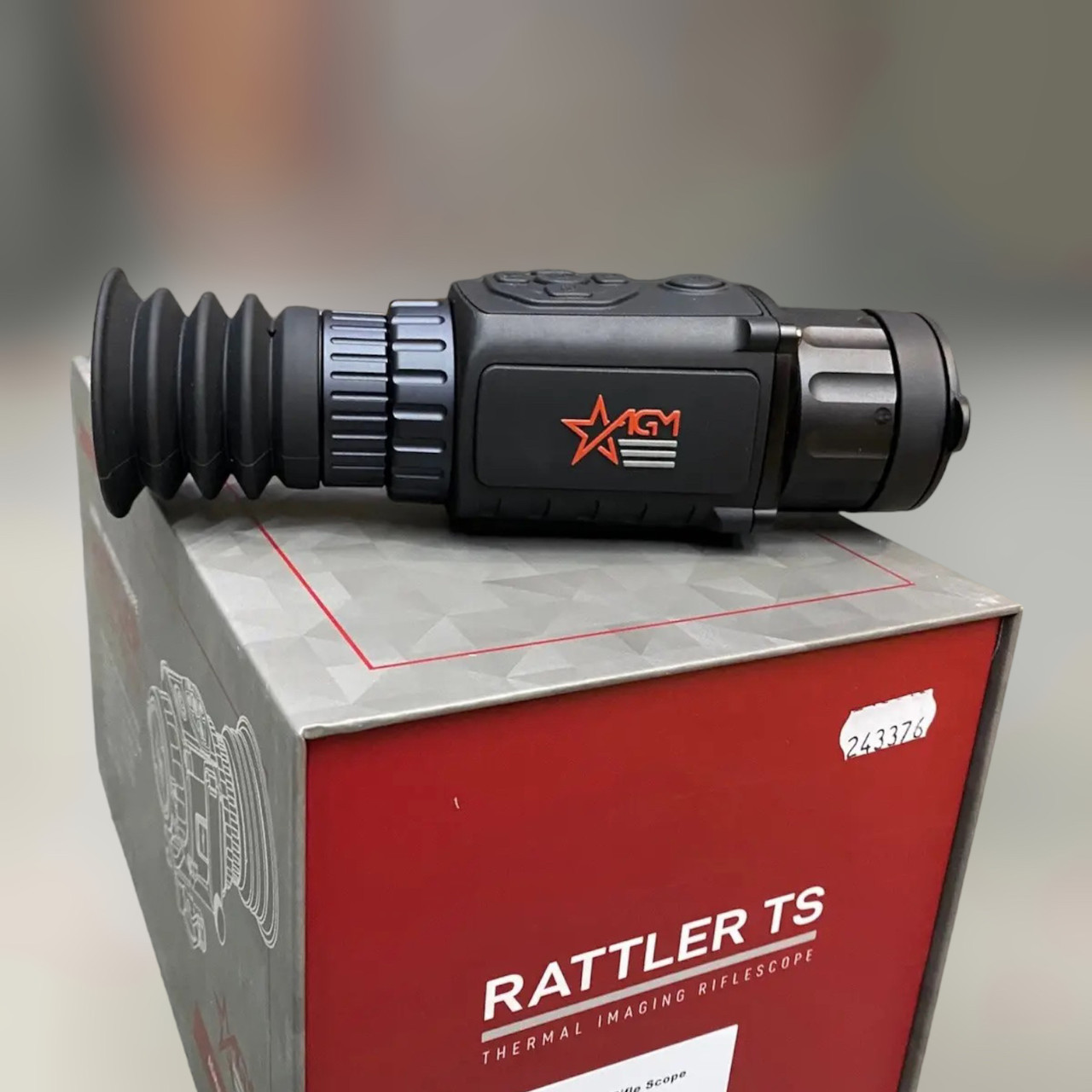 Тепловізійний приціл AGM Rattler TS25-256 + планка кріплення, 1250 м, 25 мм, Wi-Fi, стадіометричний далекомір