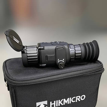 Тепловізійний приціл HikMicro Thunder TH35, 1235 м, 35 мм, Wi-Fi, запис відео, стадіометричний далекомір, фото 1