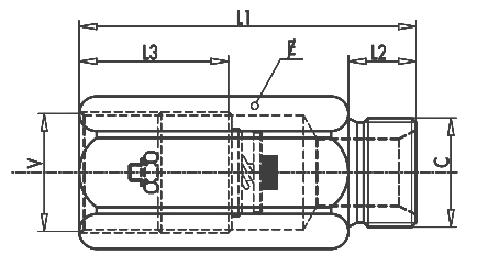 Розміри клапана VUBA 1" + MAN.MF