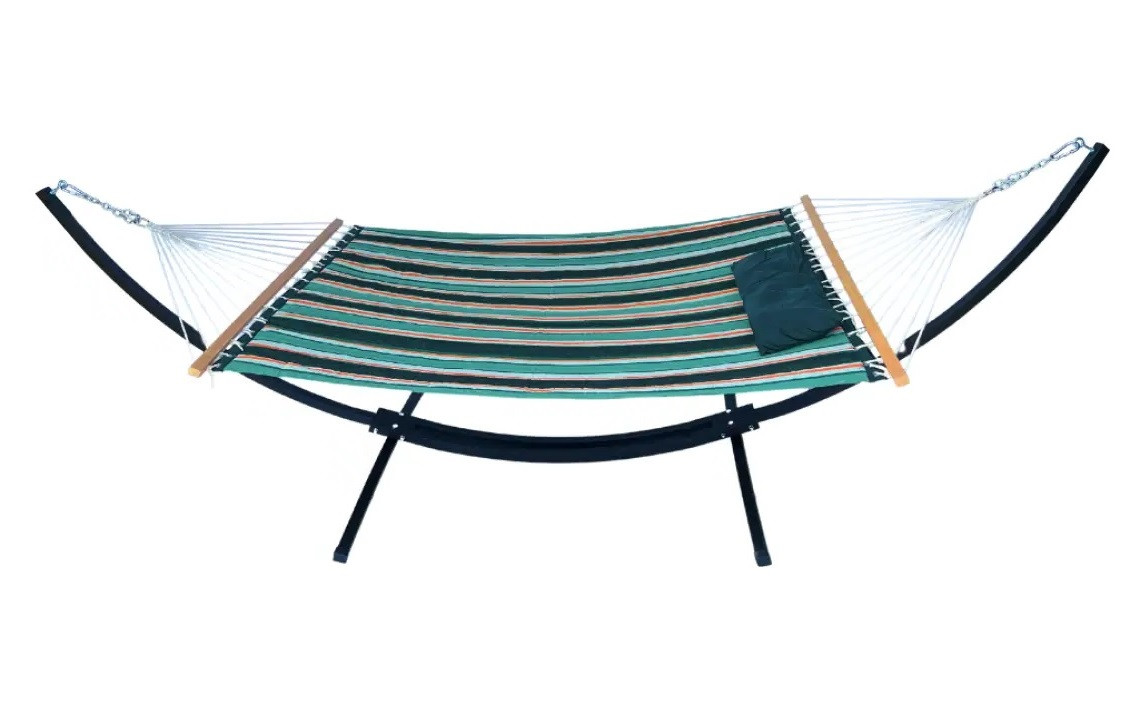 Гамак з каркасом двомісний з перекладиною Siesta XXL 200х150 WCG, Гамаки і стійки для гамаків Planetsport