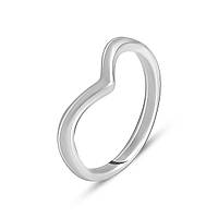 Серебряное кольцо Komilfo с без камней, вес изделия 1,47 гр (2002192) 17 размер