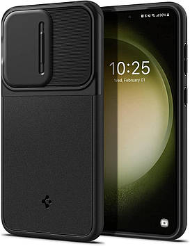 Чохол Spigen для Samsung Galaxy S23 - Optik Armor, Black (ACS05733)