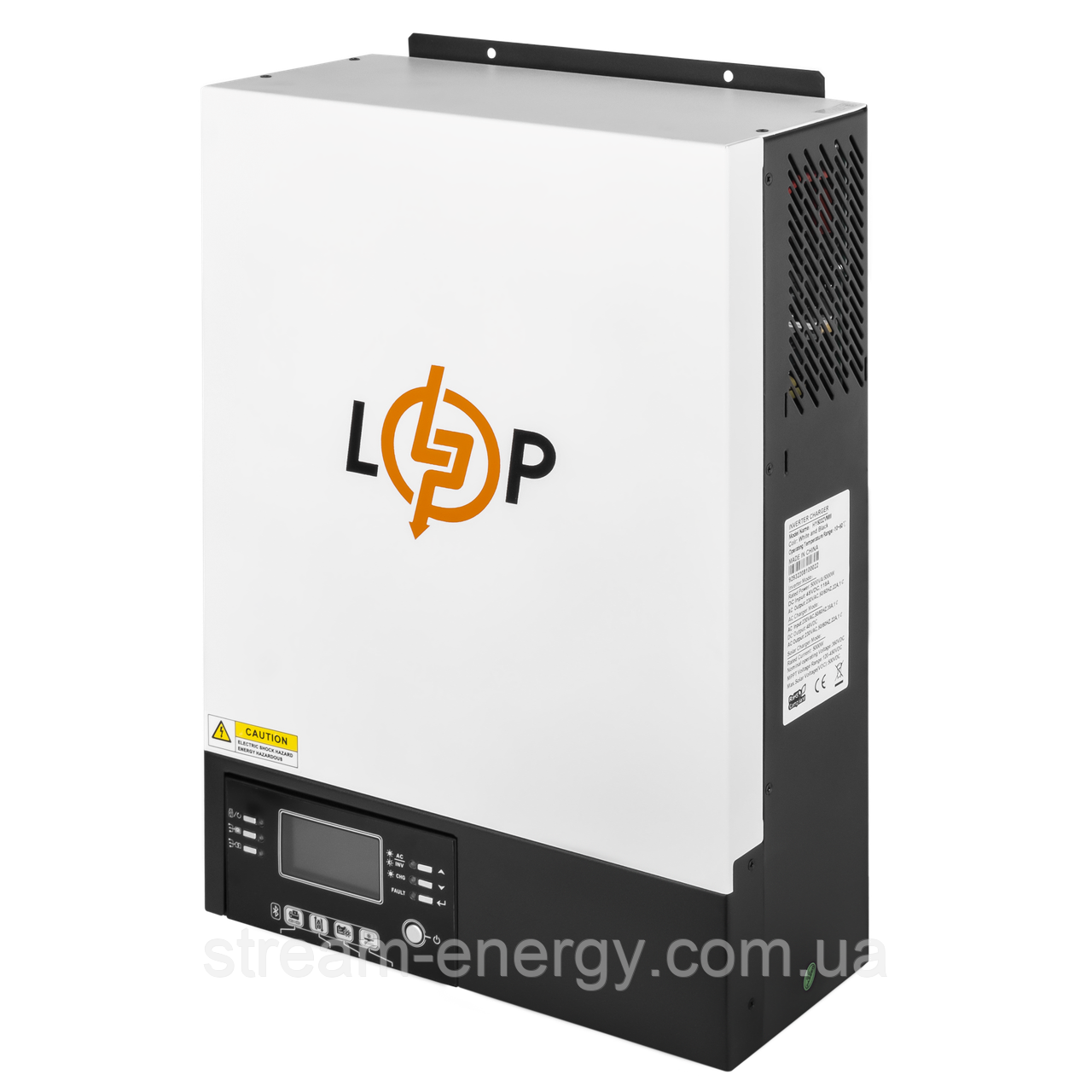 Гібридний сонячний інвертор (ДБЖ) LPW-HY-5032-5000VA (5000Вт) 48V 80A MPPT 120-450V, фото 1