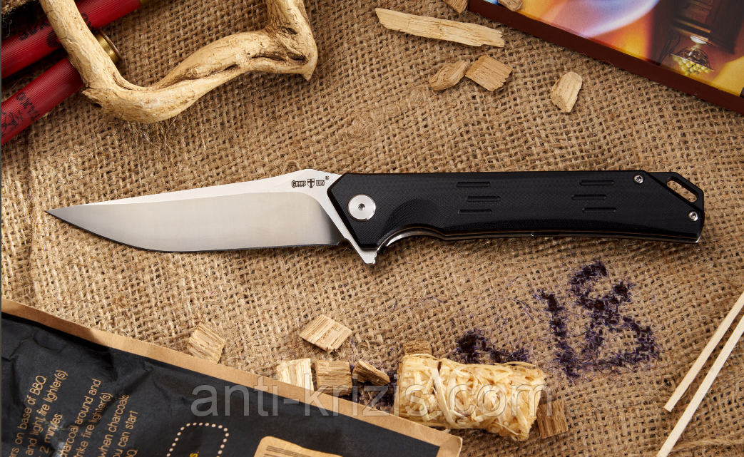 Ніж складаний тактичний Grand Way WK 19037B + 2 подарунки!, фото 1