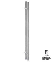 Ручка скоба Rostex Delta 1200 900мм внешняя односторонняя матовая нерж. сталь (Чехия)