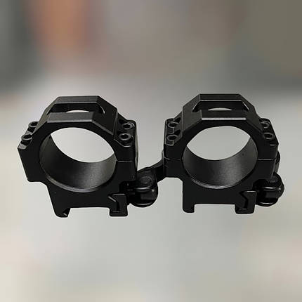 Кільця швидкознімні Leapers UTG Max Strength QD 30mm Low, низькопрофільні, Weaver/Picatinny, RQ2W3104, фото 1