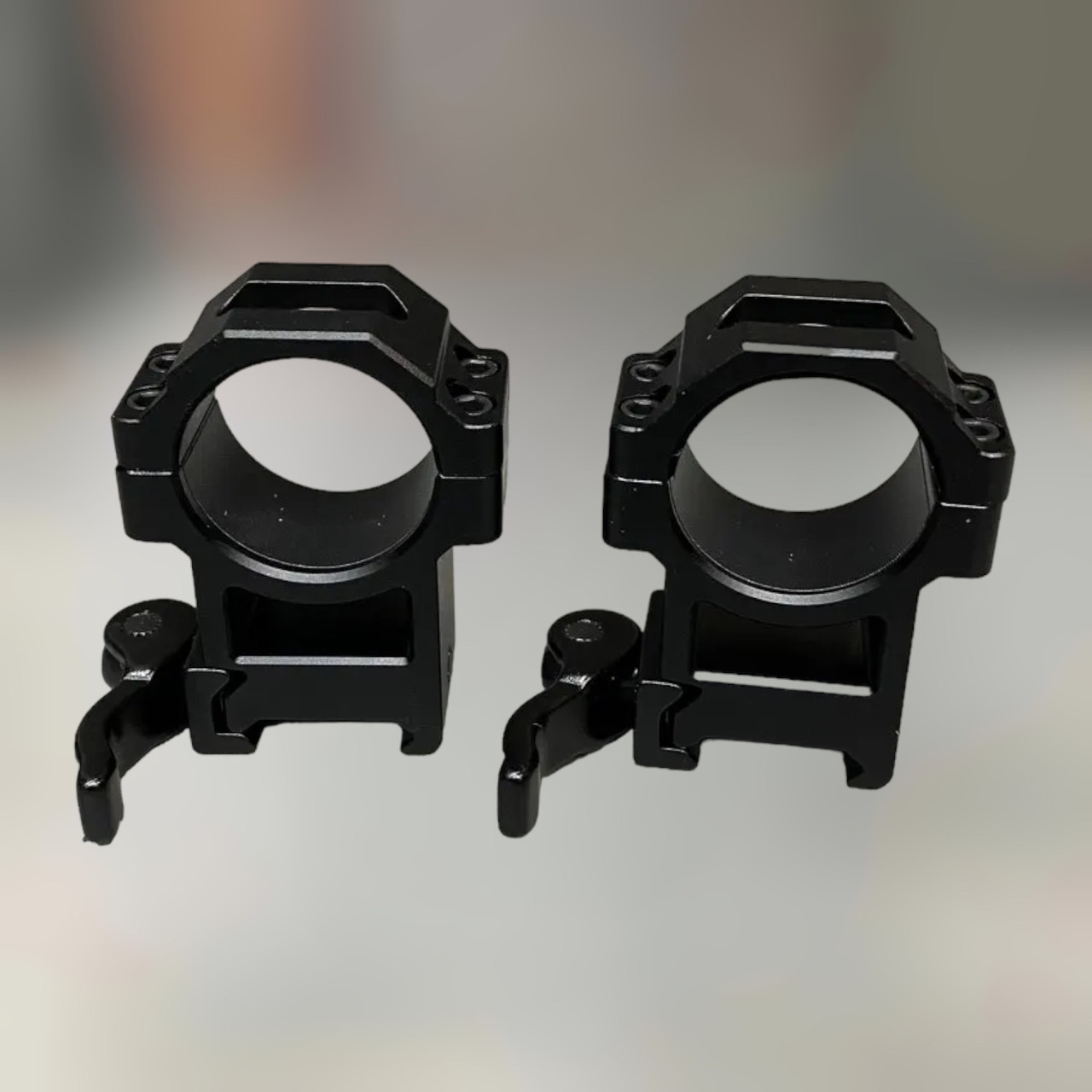 Кільця швидкознімні Leapers UTG Max Strength QD 30mm High  (RQ2W3224), високий профіль, Weaver/Picatinny