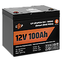 Акумулятор LP LiFePO4 12V (12,8V) - 100 Ah (1280Wh) (Smart BMS 100А) з BT пластик для ДБЖ, фото 4