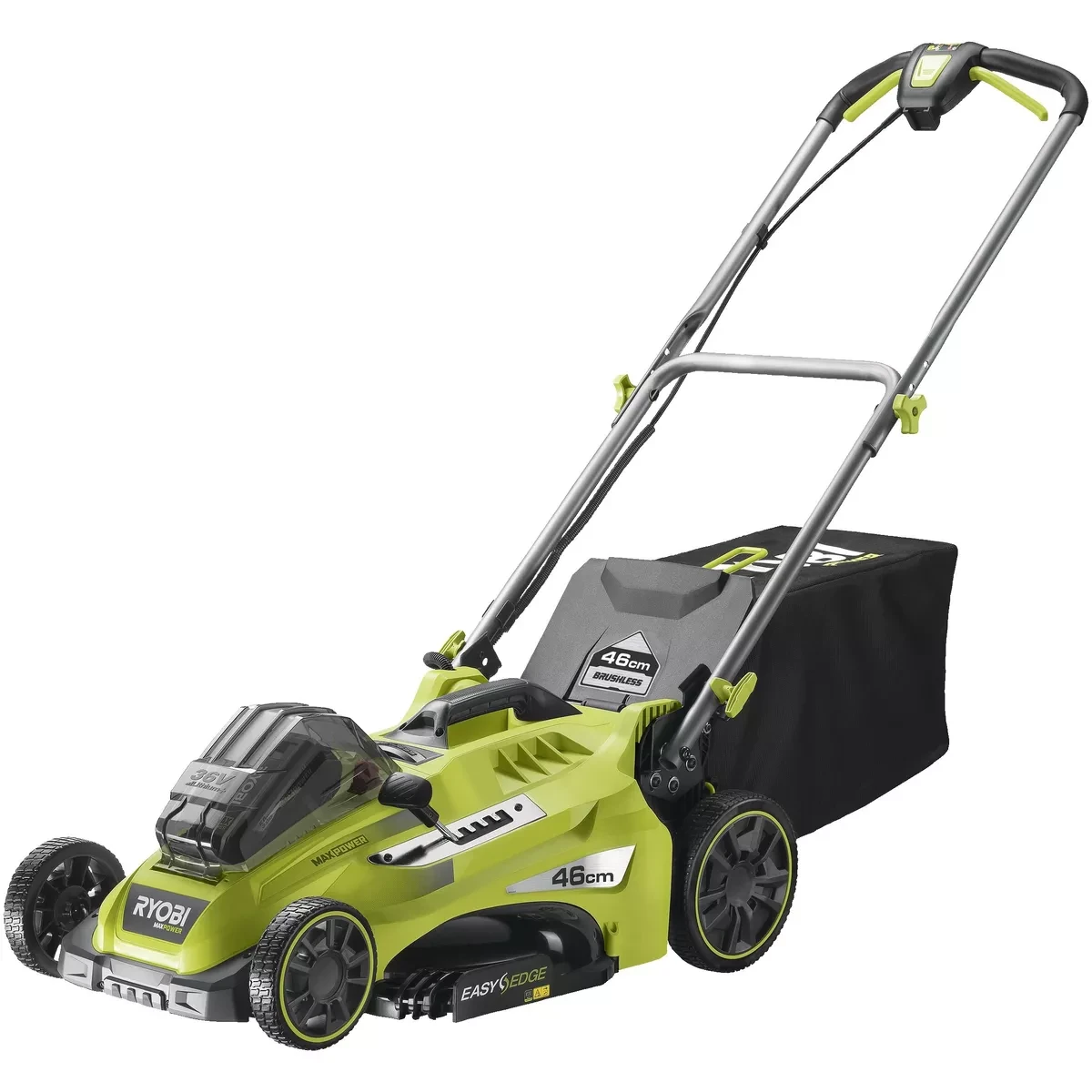 Газонокосарка акумуляторна Ryobi RLM36X46H50PG (36 В, 5 А·год, 460 мм)