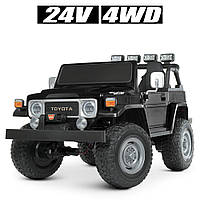 Детский двухместный электромобиль TOYOTA Land Cruiser 4WD Bambi M 4968EBLR-2(24V) свет,звук,MP3,USB,FM