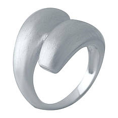 Срібне кільце Komilfo з без каменів, вага виробу 7,46 г (2022374) 19 розмір