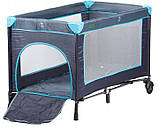 Дорожнє ліжко Ecotoys Складаний манеж для дітей з москітною сіткою 610, фото 2