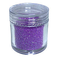 Блискітки (пісок)  для декору нігтів, бузкові