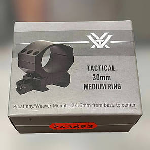 Кріплення для оптики – кільце Vortex Tactical Ring 30 mm, Medium (TRM), Picatinny, кільце для прицілу 30 мм середнє, фото 2