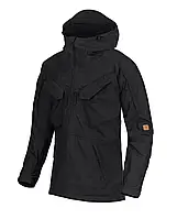 Тактическая куртка анорак HelikonTex черная , армейская военная куртка PILGRIM Anorak Jacket® black