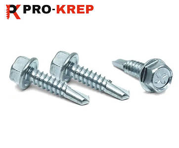 САМОРІЗ ПО МЕТАЛУ З ШЕСТИГРАННОЮ ГОЛОВКОЮ WS DIN 7504K