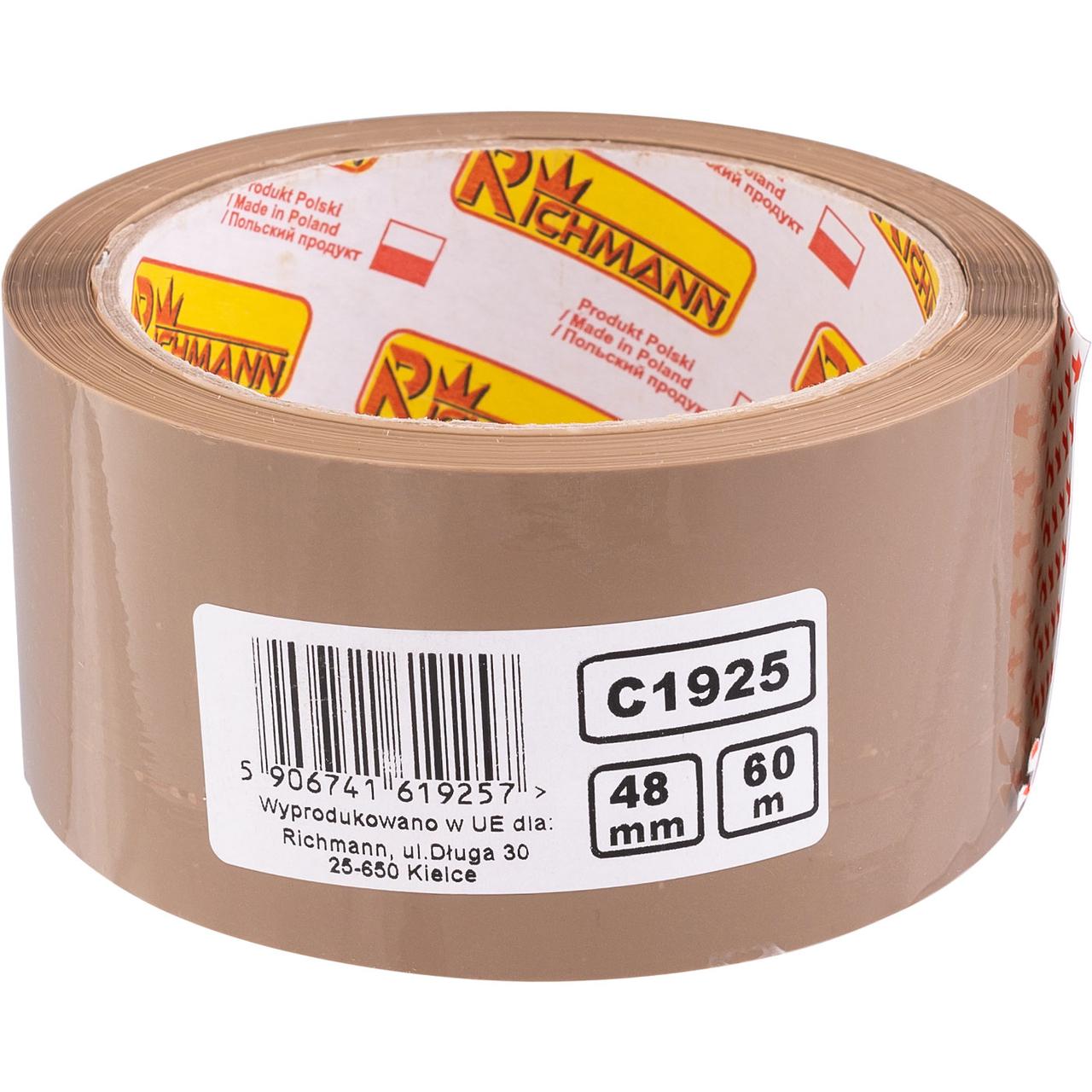 Стрейч-плівка коричнева 48 мм x 60 м, C1925