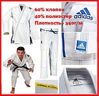 Детское подростковое кимоно для джиу джитсу Adidas ChaIIenge белое ги JJ350_2_0_P-WH BJJ Бжж