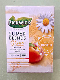Чай Pickwick Super Blends Shine 15 пакетів трав'яний