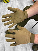 Тактические палые перчатки койот для военнослужащих военные штурмовые перчатки койот ВСУ