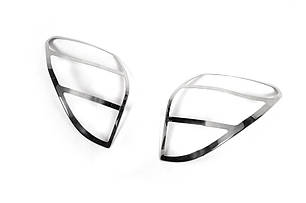 Накладка на стопи 2006-2009 2 шт. нерж для Toyota Rav 4 рр, фото 1