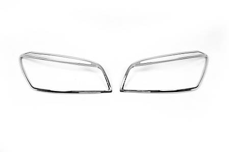 Накладка на фари 2009-2010  2 шт.  пласт  для Toyota Rav 4 рр, фото 2