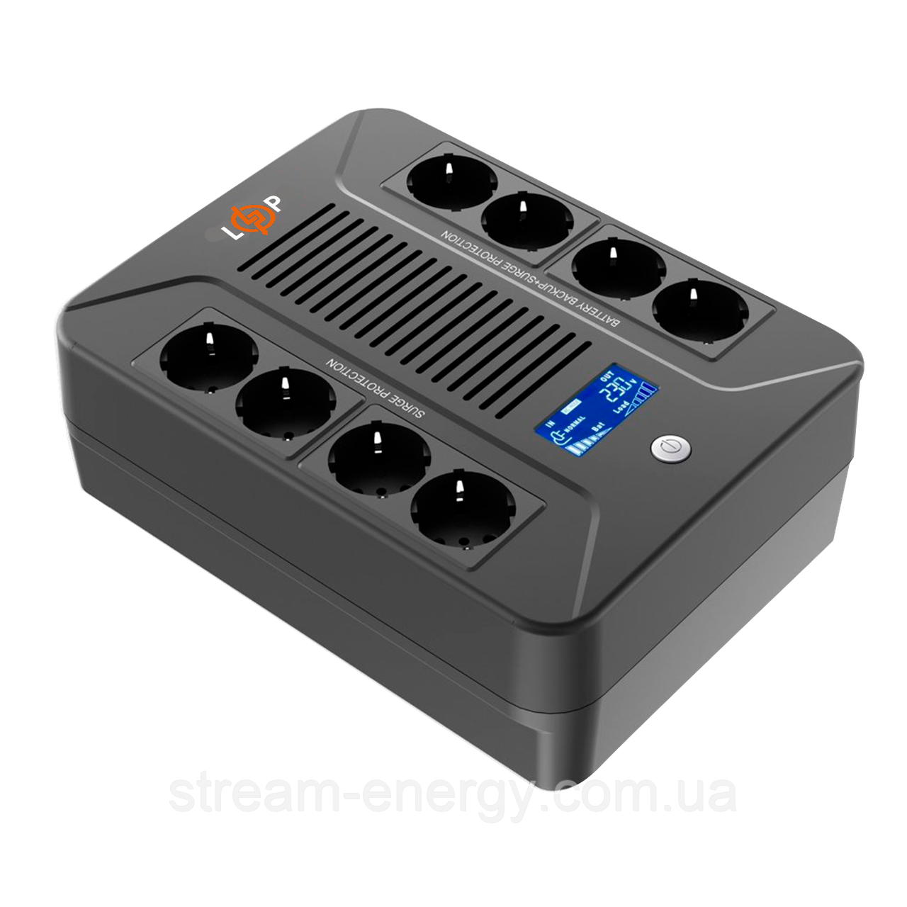 Лінійно-інтерактивне ДБЖ LP-850VA-8PS (480Вт)