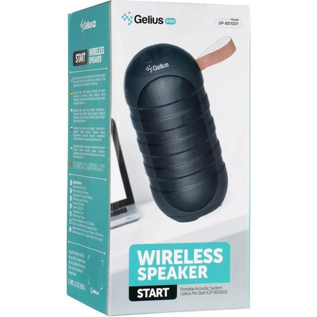 Портативна Bluetooth колонка Gelius Pro Start GP-BS1001 Black