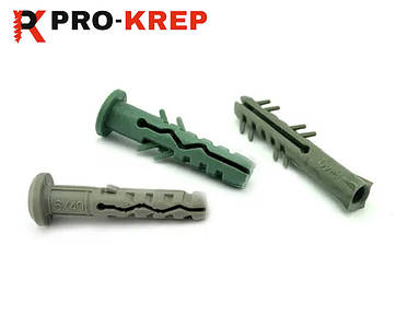 ДЮБЕЛЯ З ПЛАСТМАСИ РІЗНІ