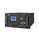 Акумулятор LP LiFePO4 48V (51,2V) - 230 Ah (11776Wh) (Smart BMS 200A) с LCD RM, фото 2
