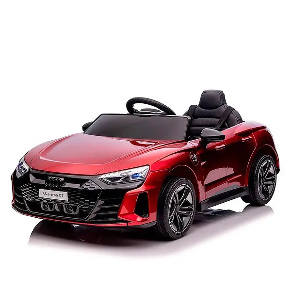 Дитячий електромобіль Audi e-tron GT червоний лак на акумуляторі, фото 1