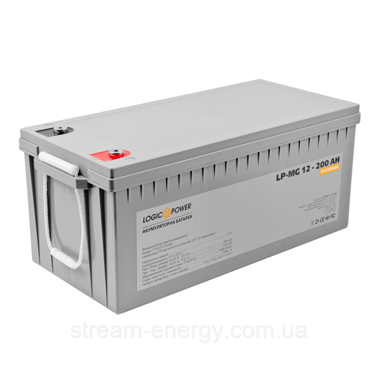 Акумулятор мультигелевий LP-MG 12V - 200 Ah Silver, фото 1