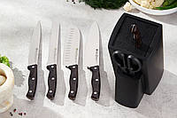Набір ножів для кухні Калгарі складається з 6 предметів, з нержавіючої сталі.
