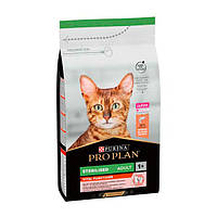 PRO PLAN Sterilised сухой корм для стерилизованных кошек с лососем и рисом - 1,5кг