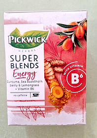 Чай Pickwick Super Blends Energy 15 пакетів трав'яний