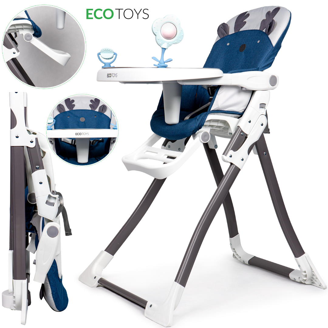 КРІСЛО ДЛЯ ГОДУВАННЯ ECOTOYS BRAND, Зручне сидіння для годування, Компактне сидіння для годування